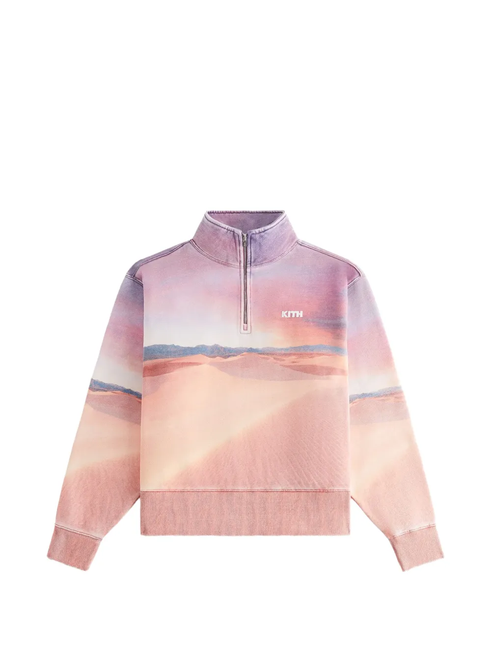 KITH Desert Sunset quarter-zip sweatshirt