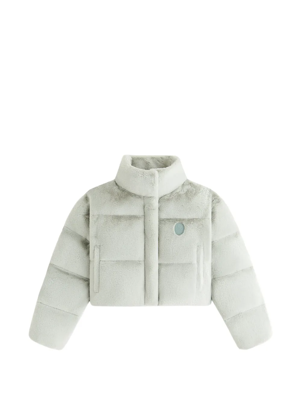 KITH Shae cropped puffer jacket - Bianco