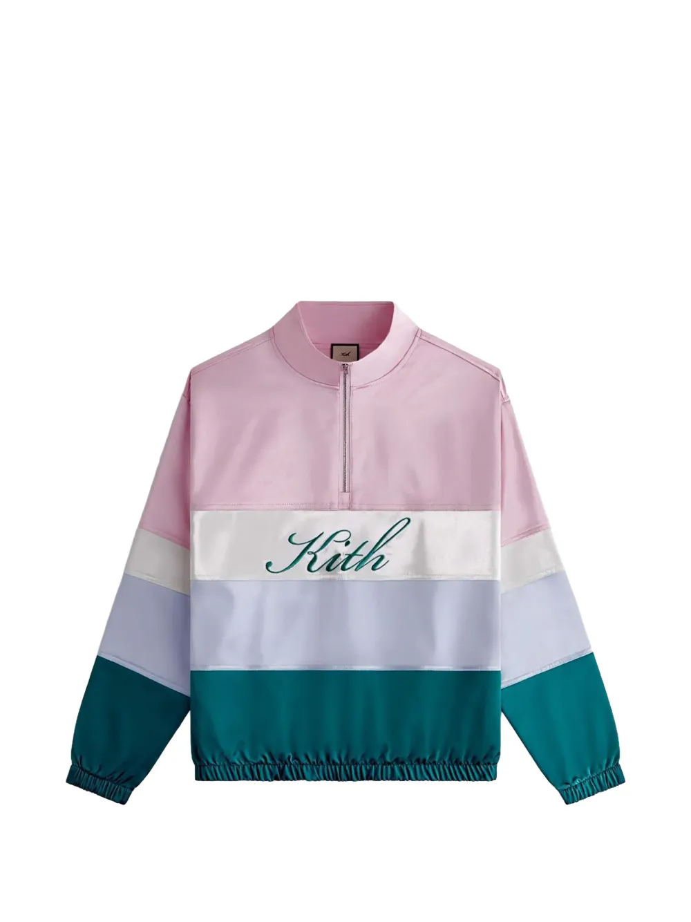 KITH panelled quarter-zip sweater
