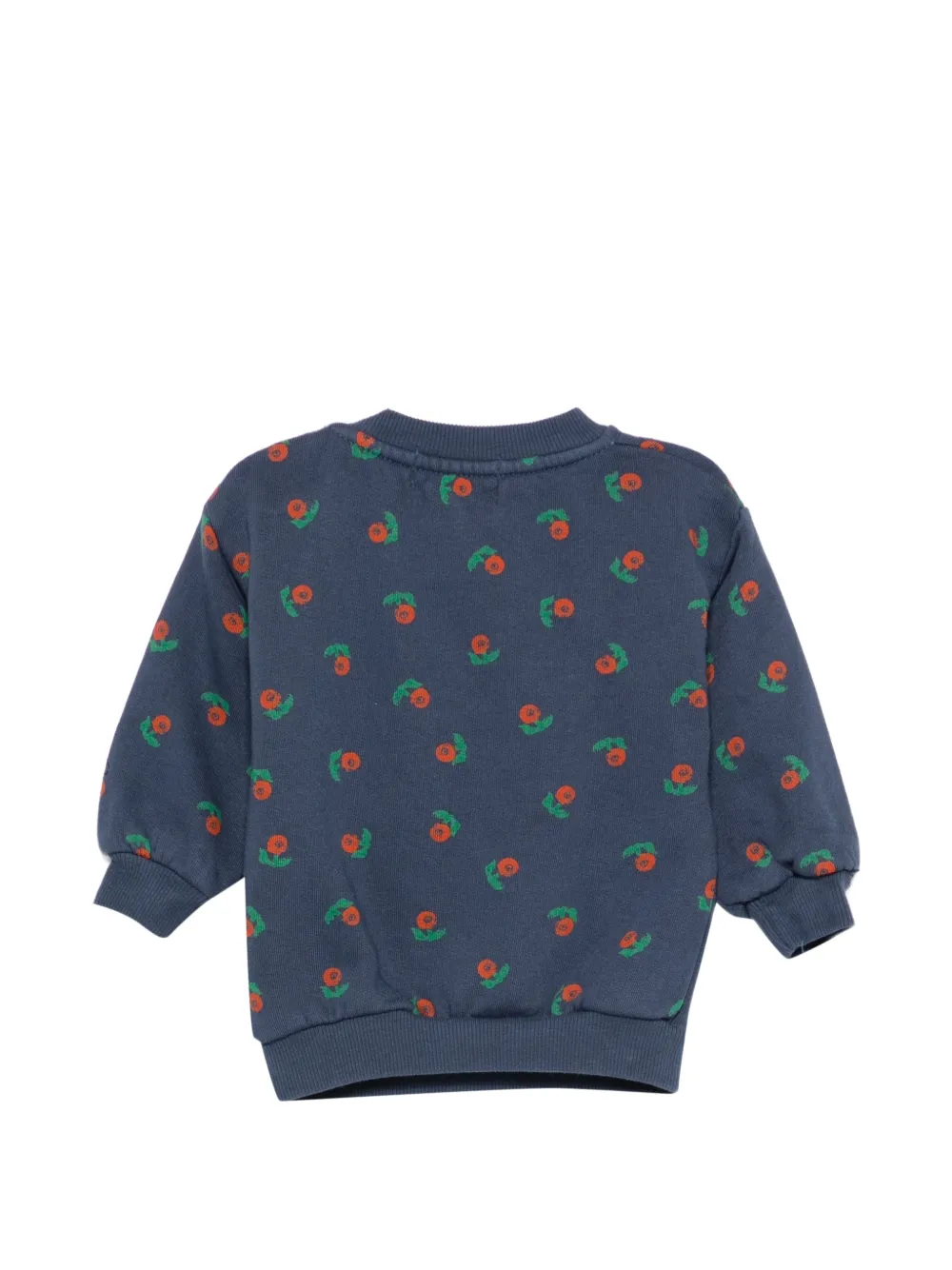 Bobo Choses Sweater met bloemenprint Blauw