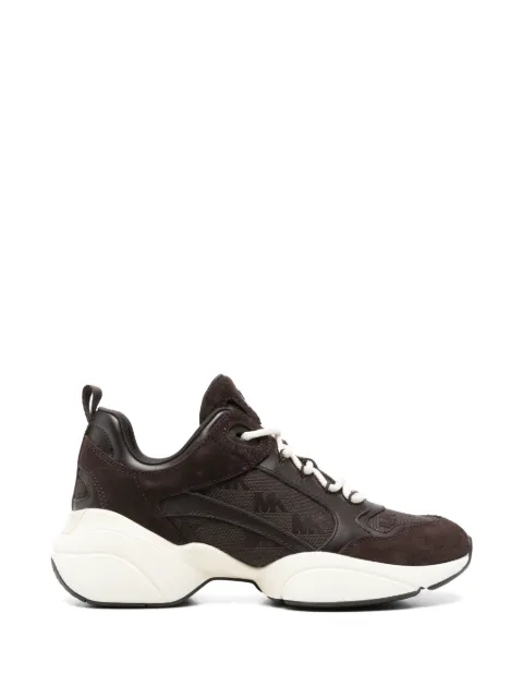 Michael Kors tenis Bowie con paneles y logo estampado