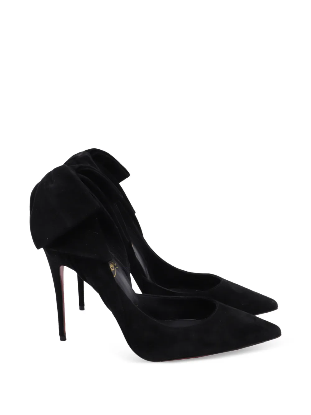 Christian Louboutin Pre-Owned Rabakate bow pumps in Black