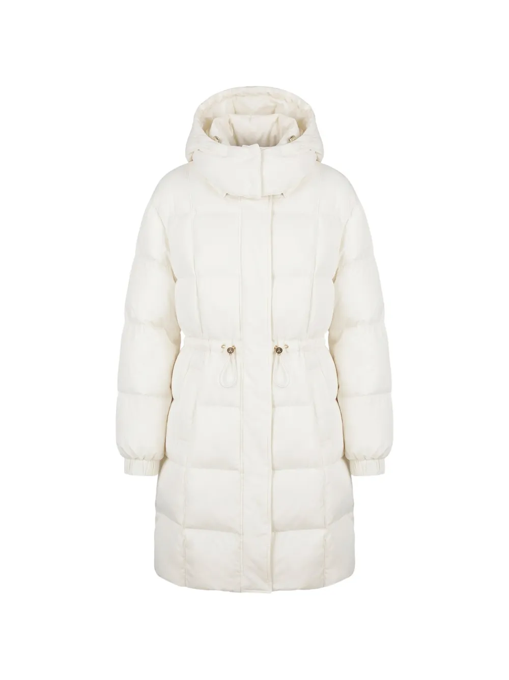 Patrizia Pepe quilted hooded jacket - Bianco