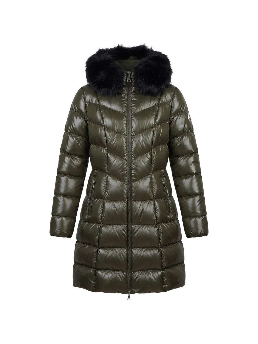 Moncler Fulmarusse gewatteerde jas Groen