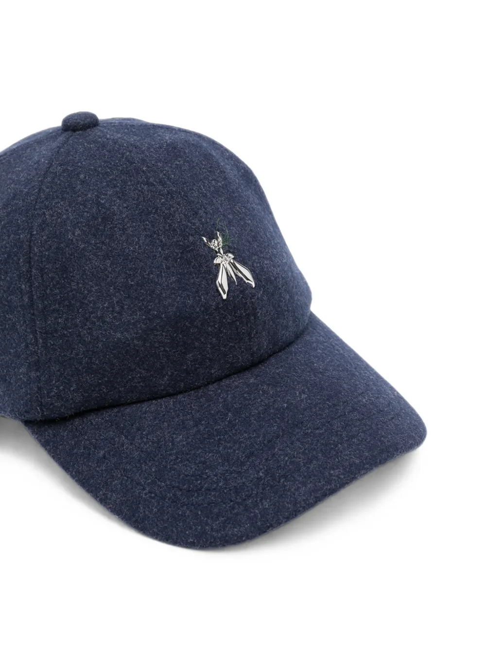 Patrizia Pepe Honkbalpet met Fly-plakkaat Blauw