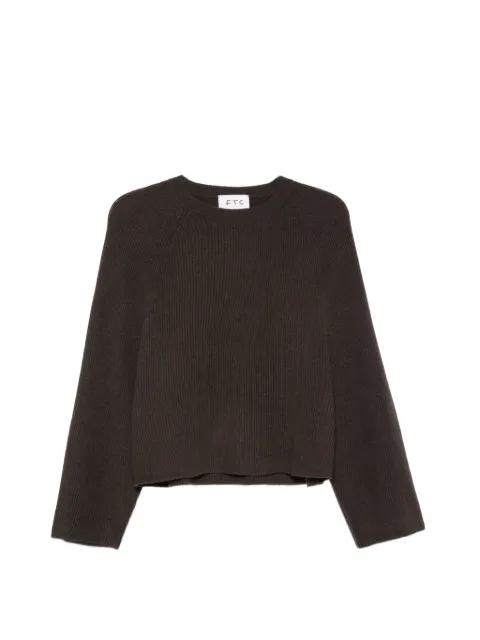 Ftc ribbed raglan-sleeve sweater