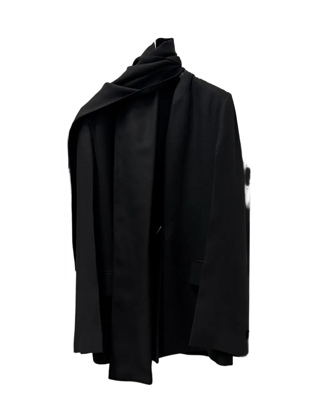TOTEME scarf-lapel blazer Zwart