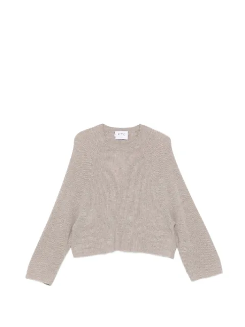 Ftc ribbed-knit raglan-sleeve sweater