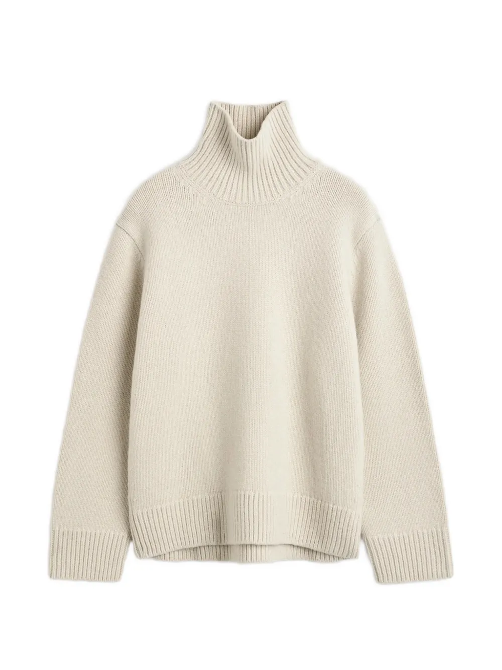 TOTEME mock-neck ribbed-trim sweater