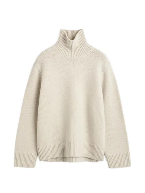 TOTEME suéter oversize de lana de cordero con cuello tortuga