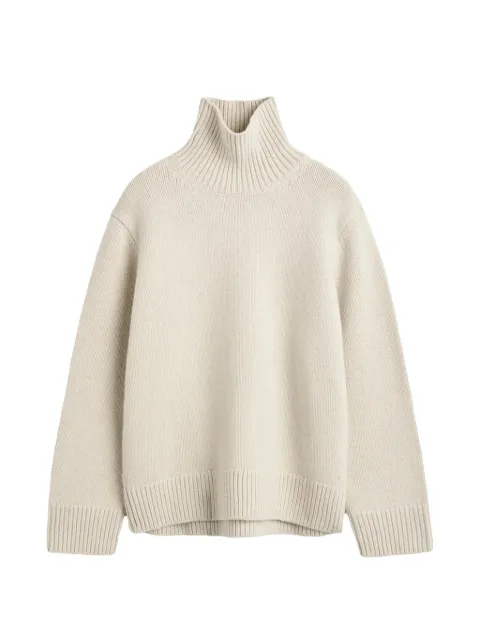 TOTEME mock-neck ribbed-trim sweater