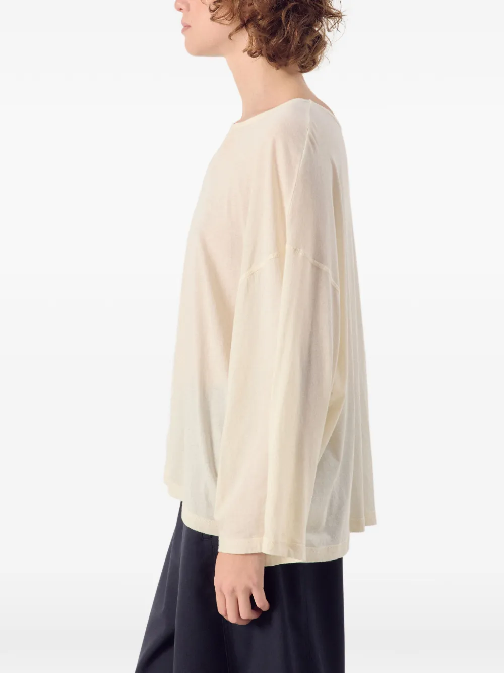 American Vintage Laloom T-shirt met lange mouwen Beige
