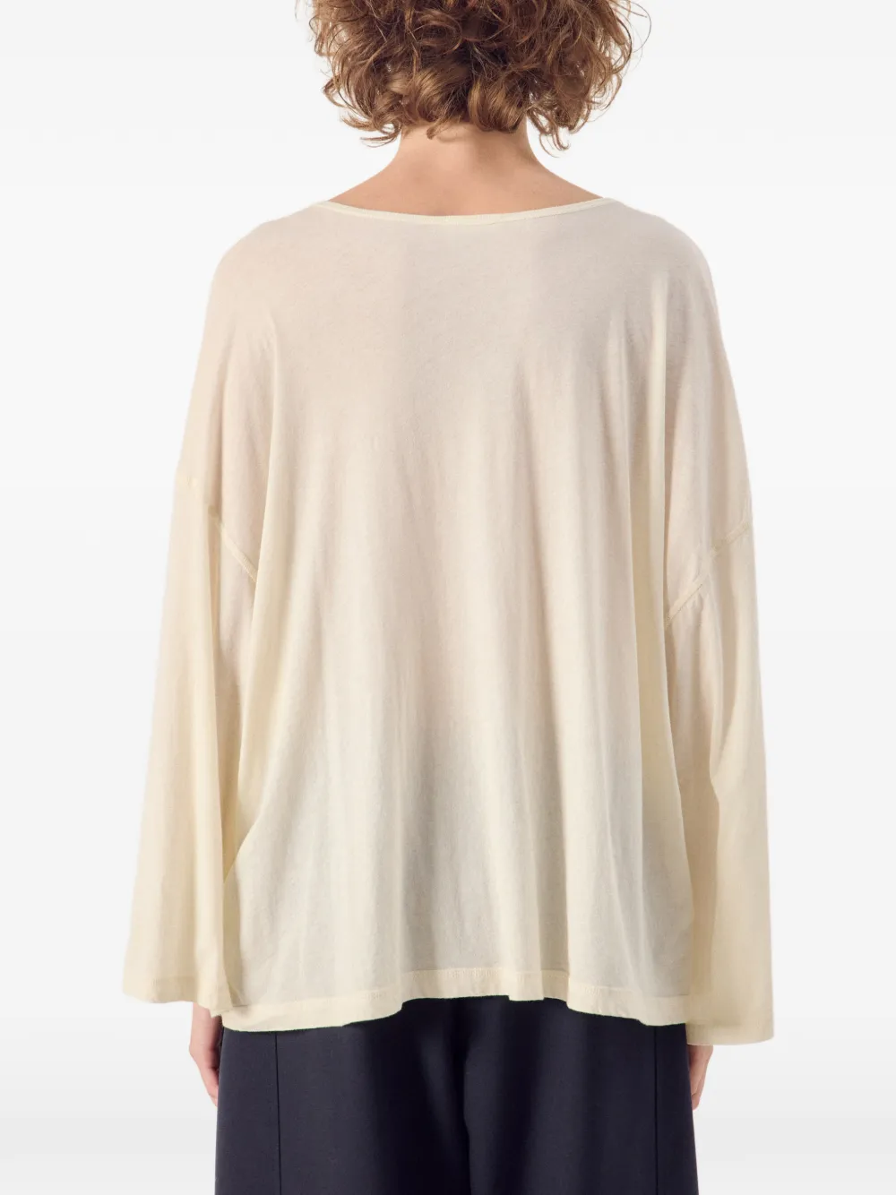 American Vintage Laloom T-shirt met lange mouwen Beige