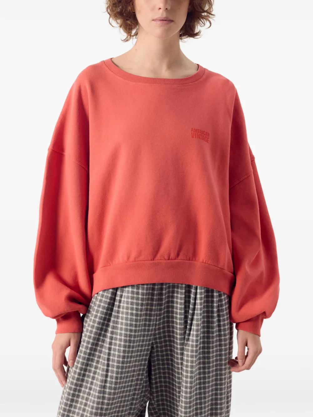 American Vintage Jitbay sweater Rood