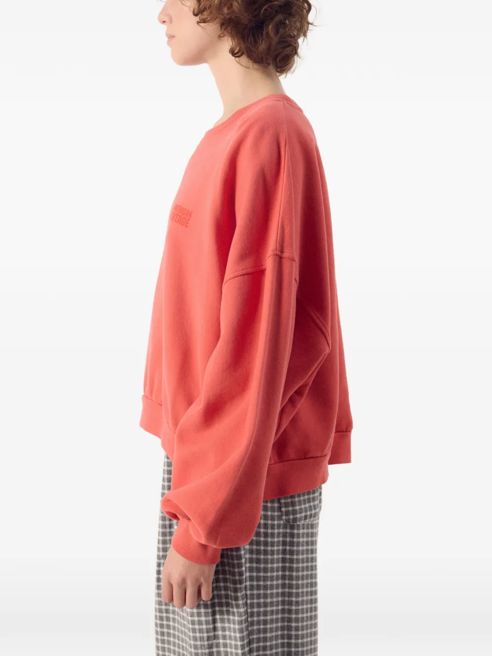 American Vintage Jitbay sweater Rood