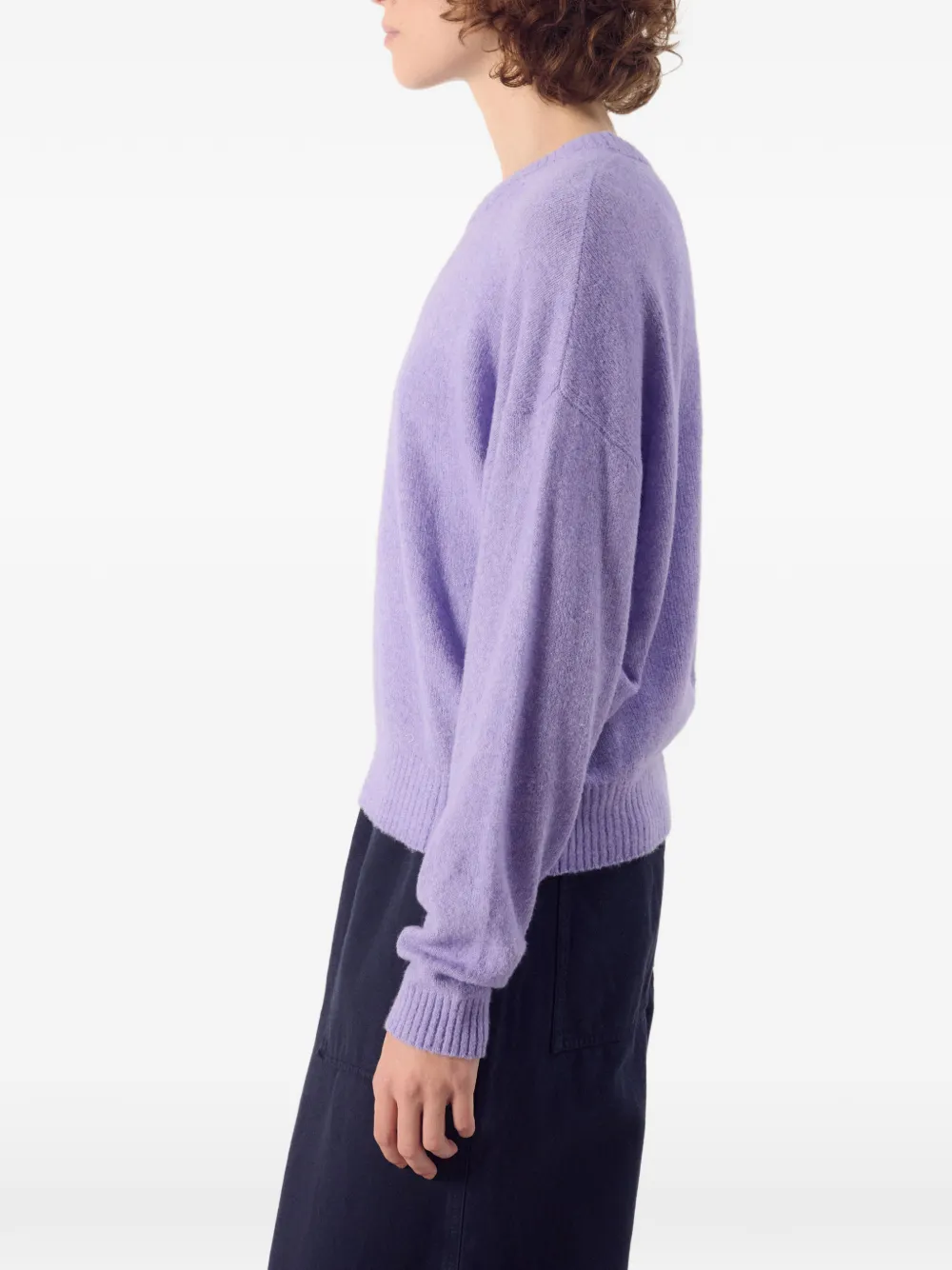 American Vintage Ouity crew-neck sweater Paars