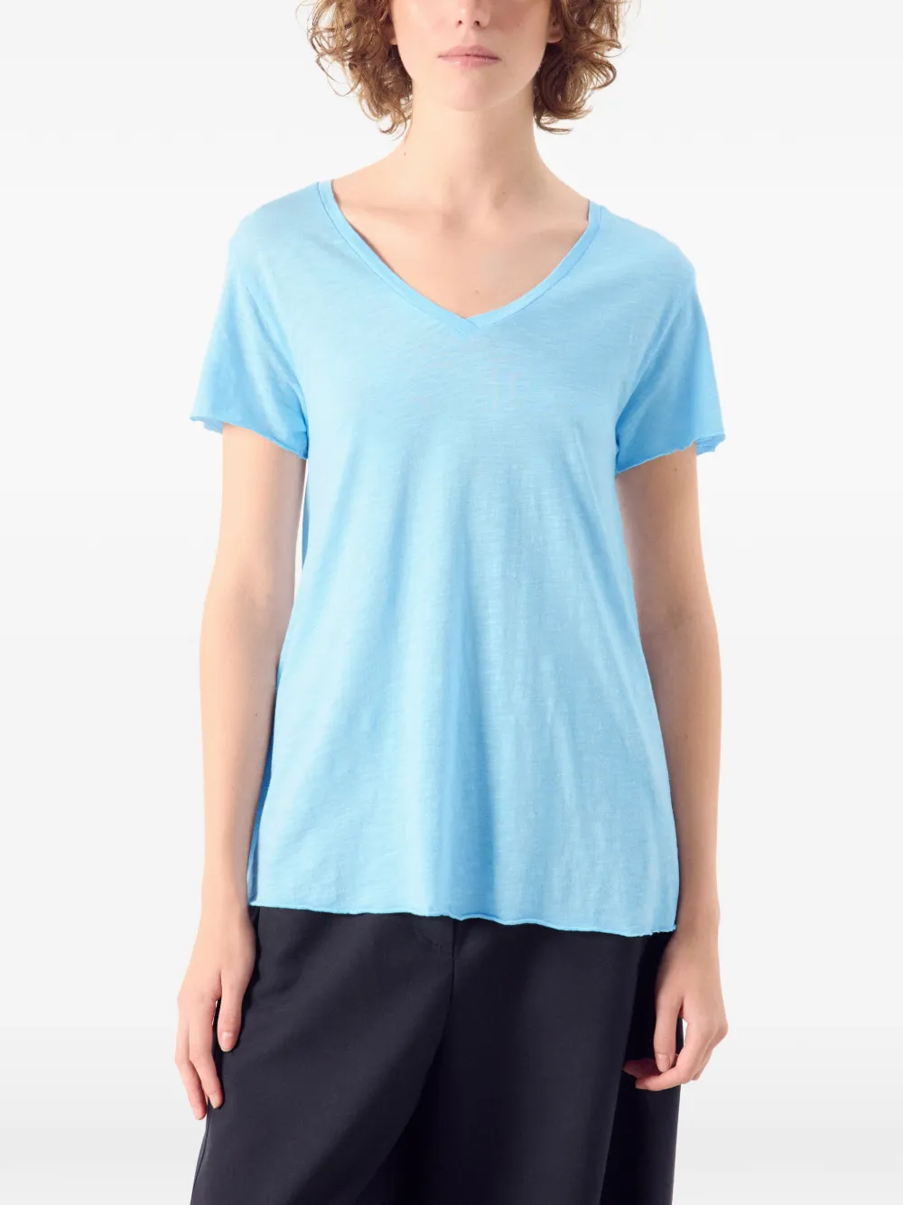 American Vintage Jacksonville T-shirt Blauw