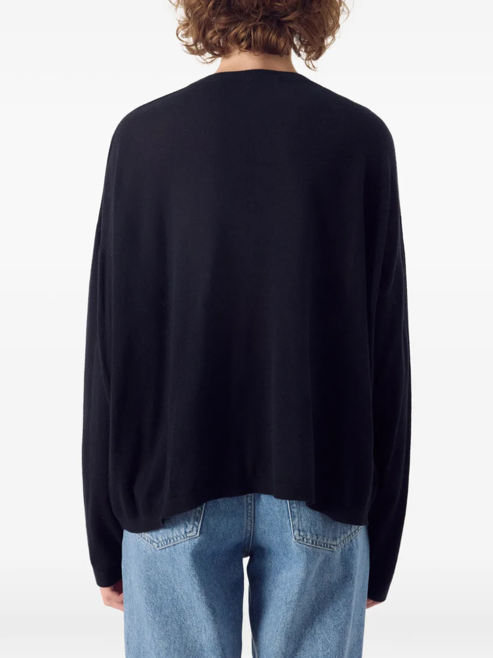 American Vintage Toima crew-neck sweater Zwart