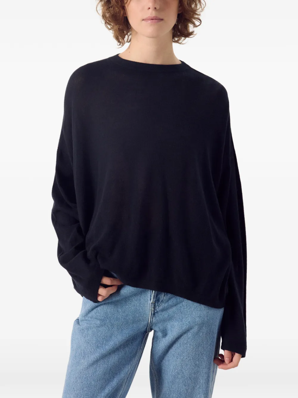 American Vintage Toima crew-neck sweater Zwart