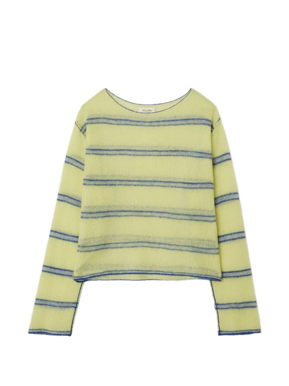 American Vintage Bodyrow striped openwork sweater - Verde