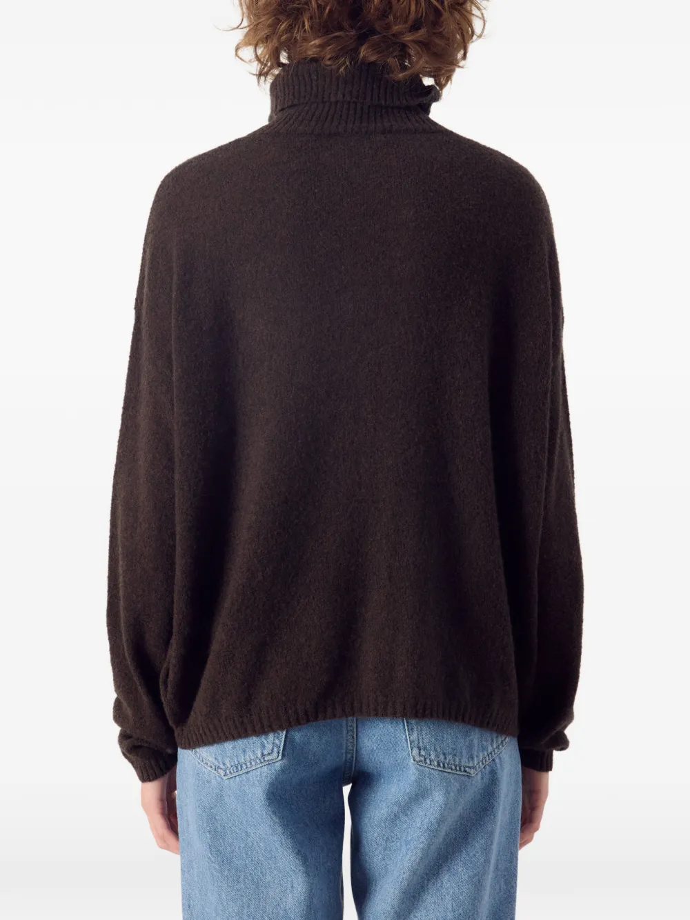 American Vintage Ouity roll-neck sweater Bruin
