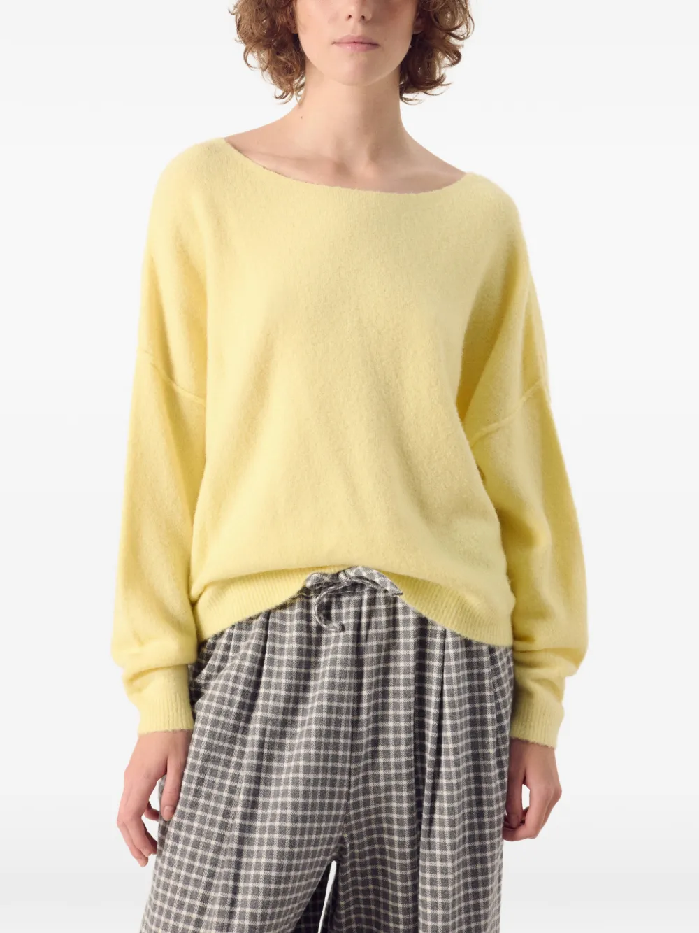 American Vintage Damsville sweater Geel