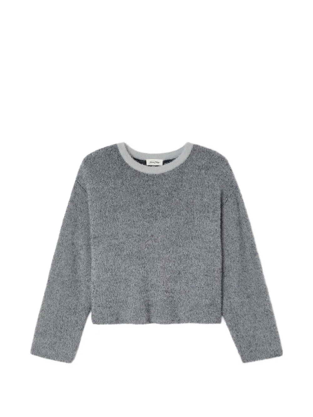 American Vintage Sapowood contrast-collar sweater - Grigio