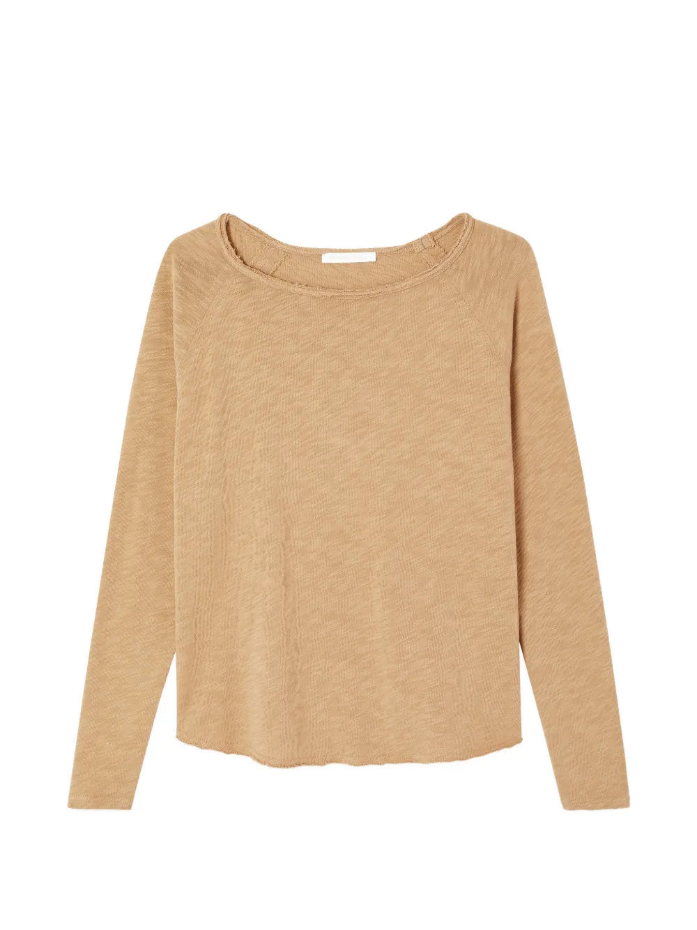 American Vintage Sonoma T-shirt met raglan mouwen Beige