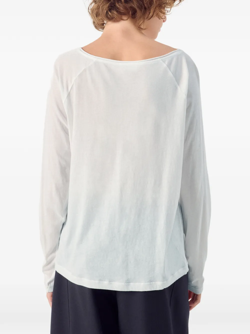 American Vintage Laloom T-shirt met boothals Wit
