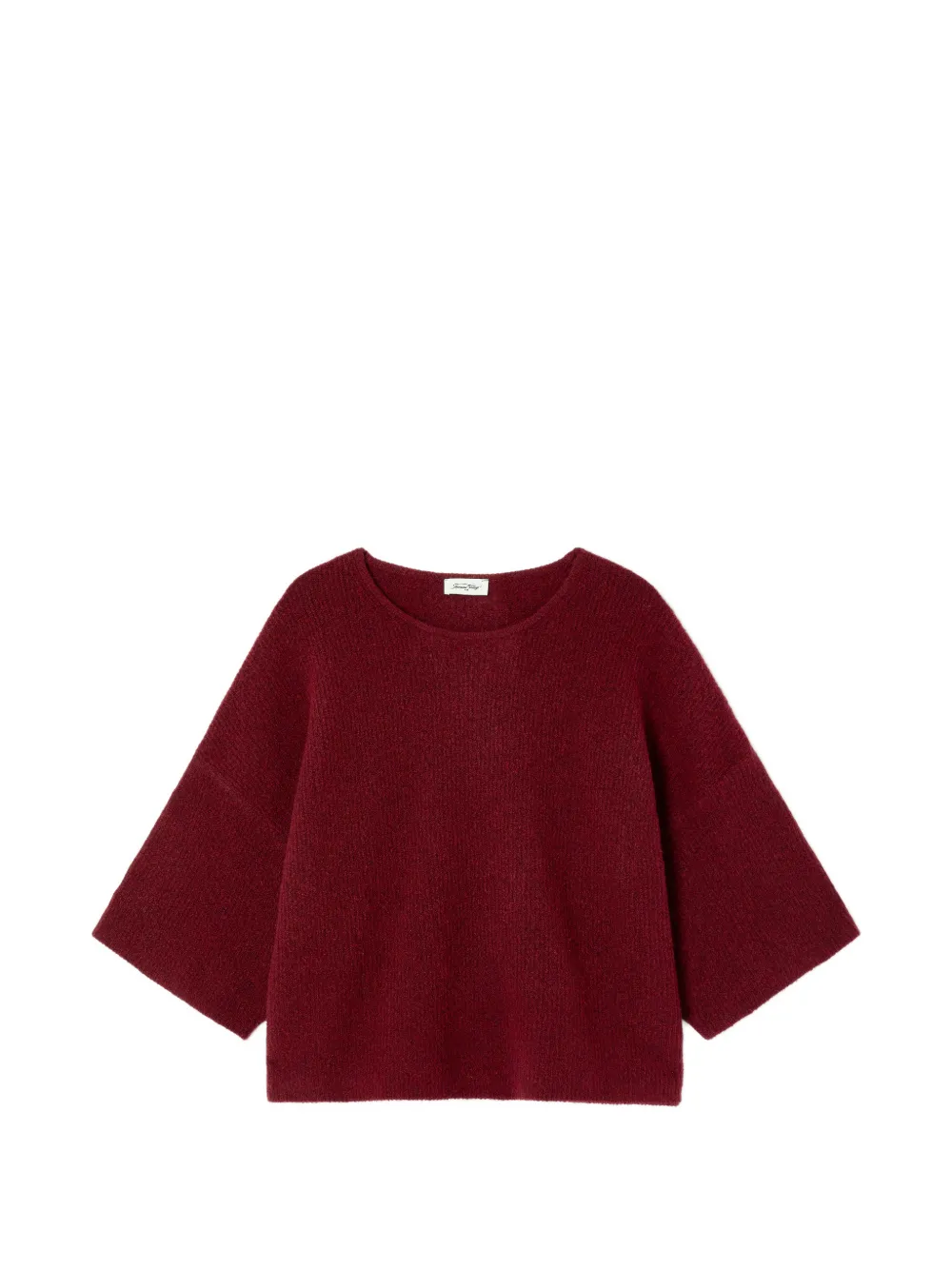 American Vintage Damsville ribbed-knit sweater Rood