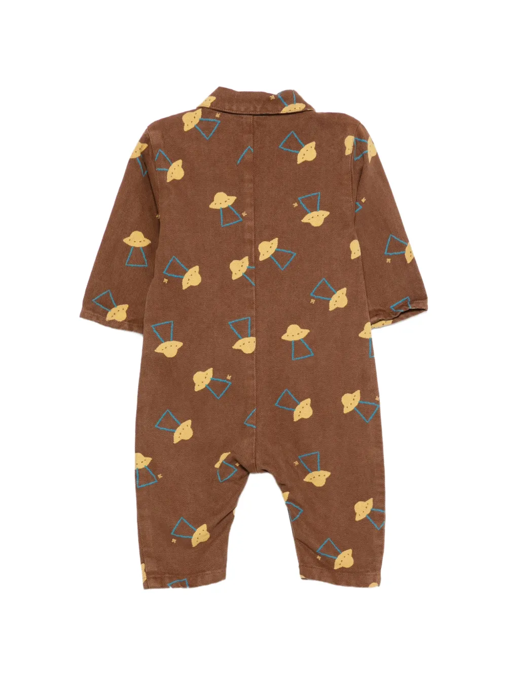 Bobo Choses Romper met ufo-print Bruin