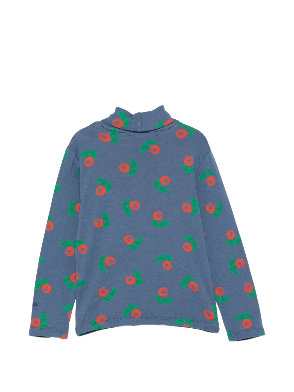 Bobo Choses T-shirt met col en grafische print Blauw