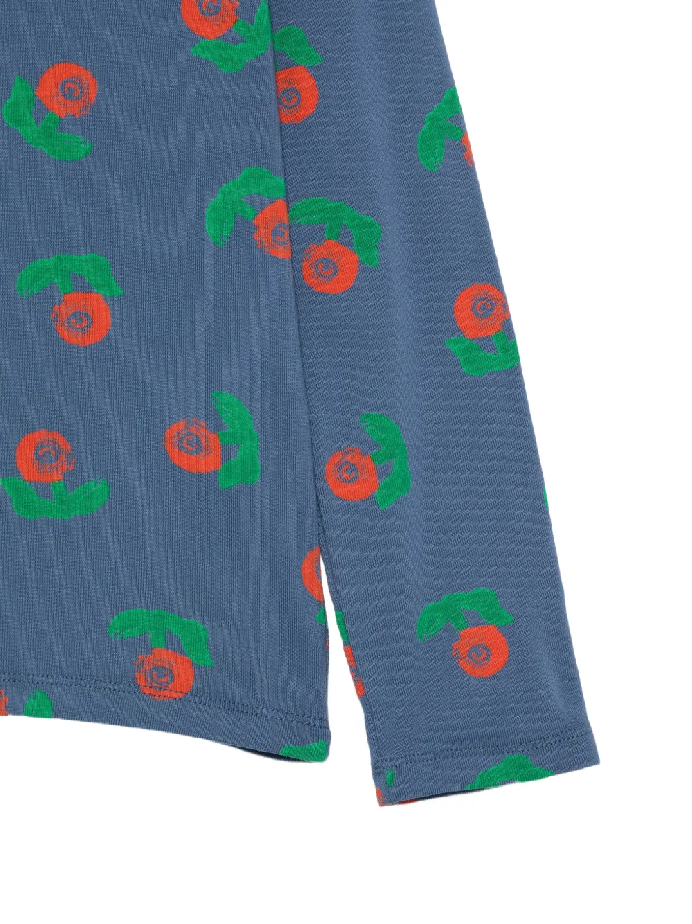Bobo Choses T-shirt met col en grafische print Blauw