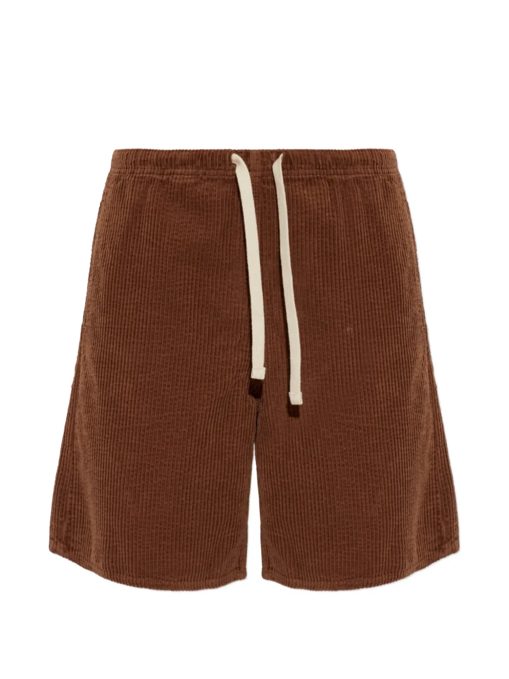 American Vintage short Padow en velours côtelé à lien de resserrage - Marron