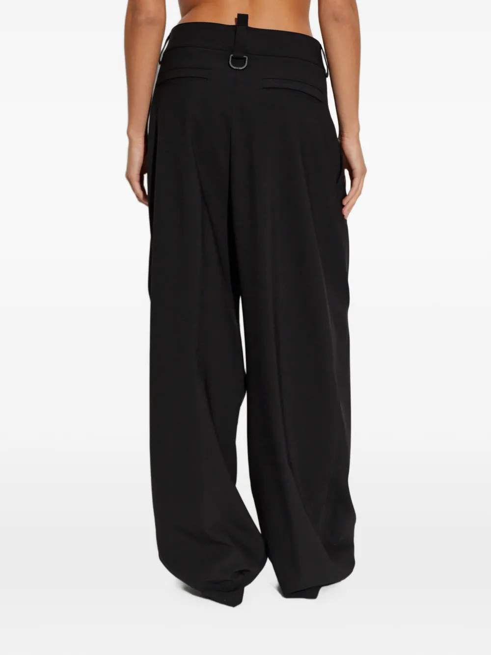 DSQUARED2 Snowboard straight-leg trousers Zwart