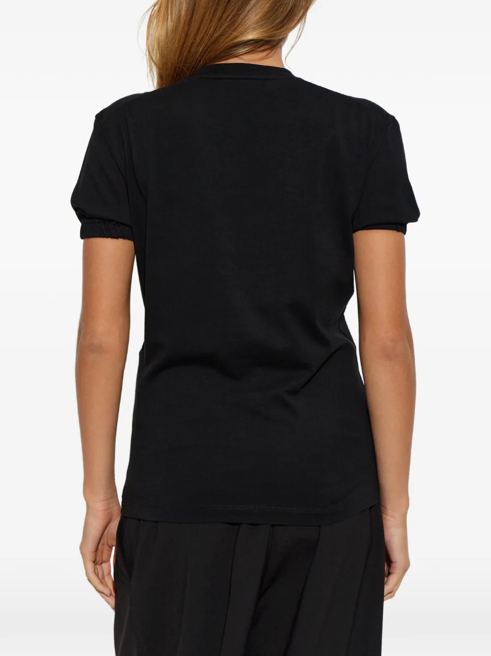 DSQUARED2 puff-sleeve T-shirt Zwart