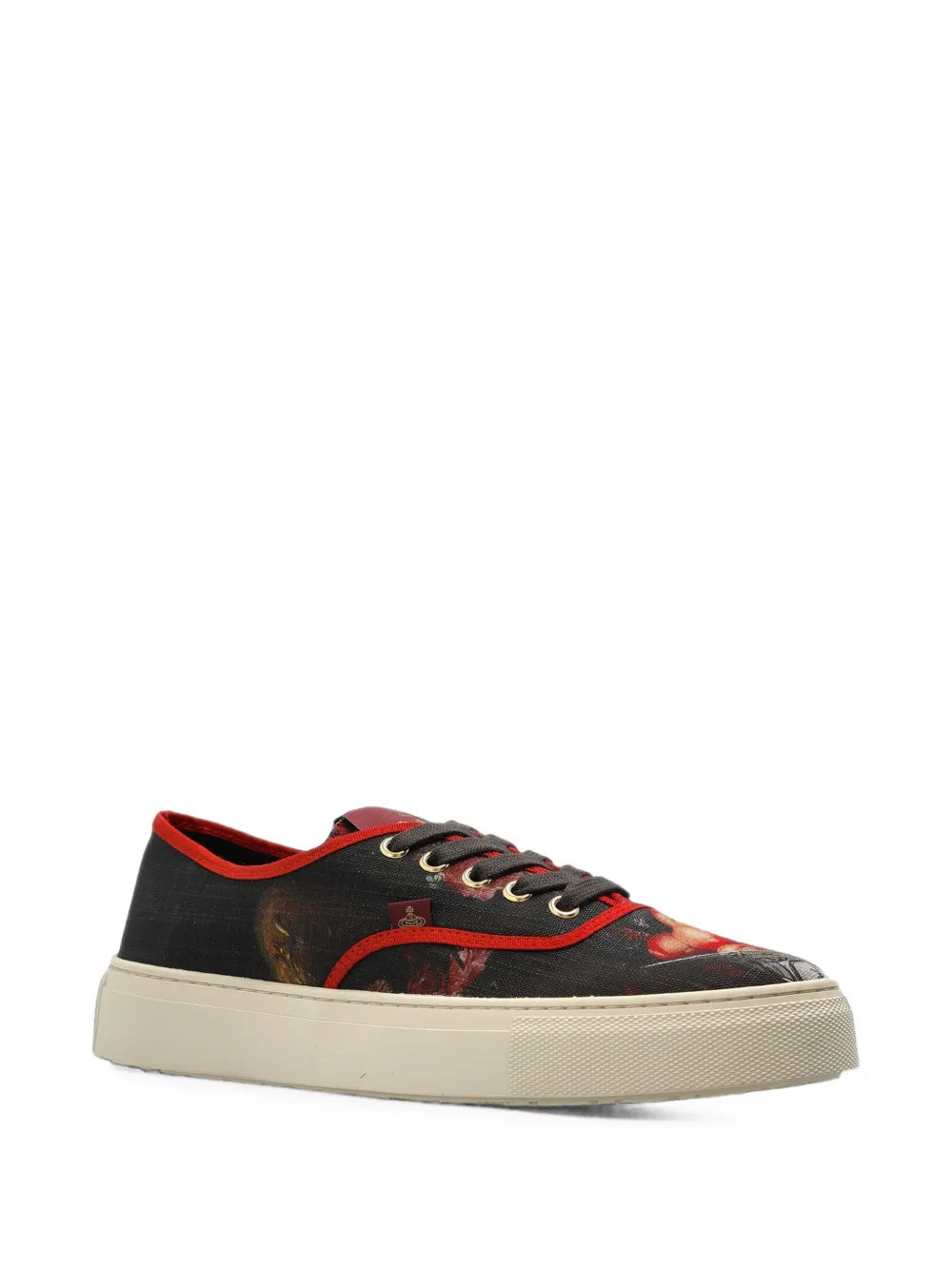 Vivienne Westwood Trucker graphic-print sneakers Zwart