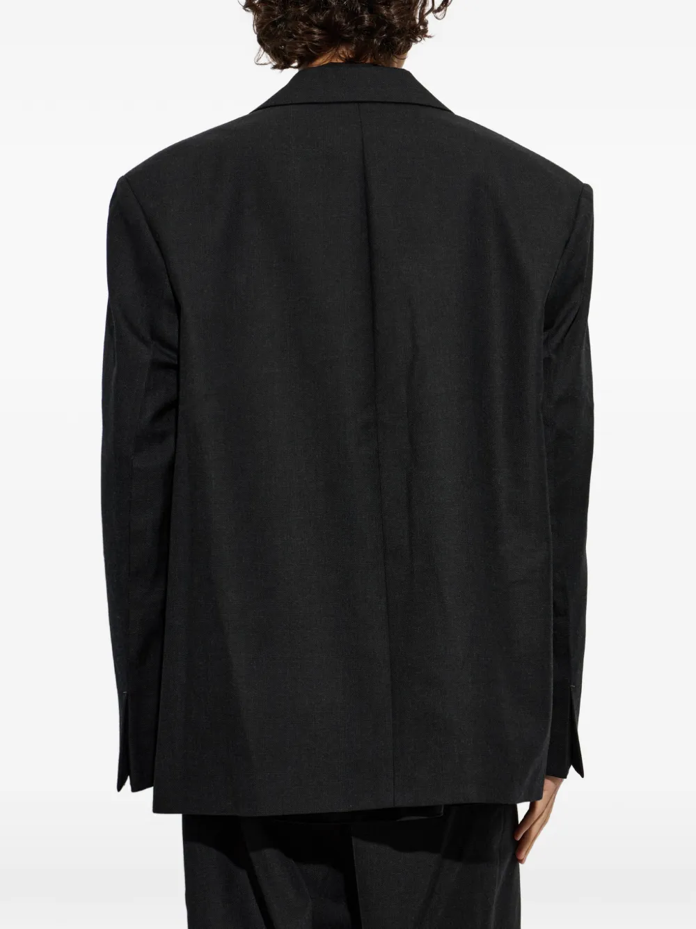 Studio Nicholson Fenn wollen blazer Zwart