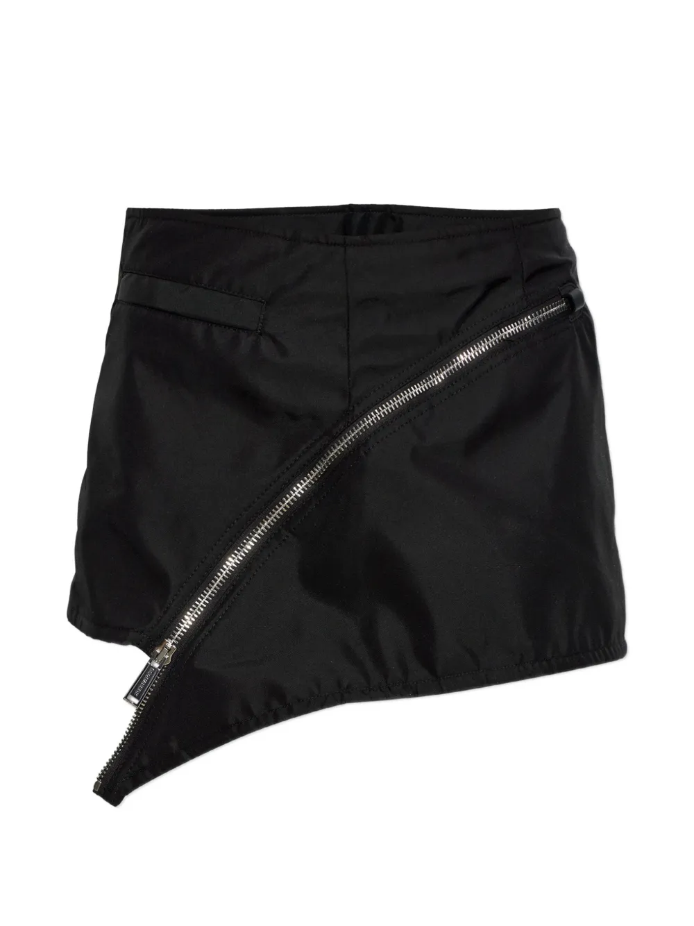 DSQUARED2 asymmetrical zip-detail mini skirt