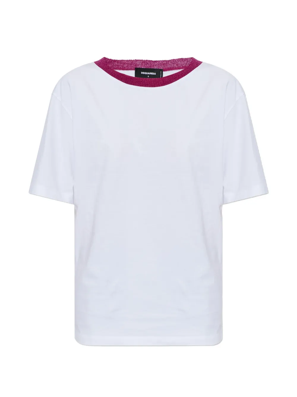 DSQUARED2 embroidered-logo T-shirt - Bianco