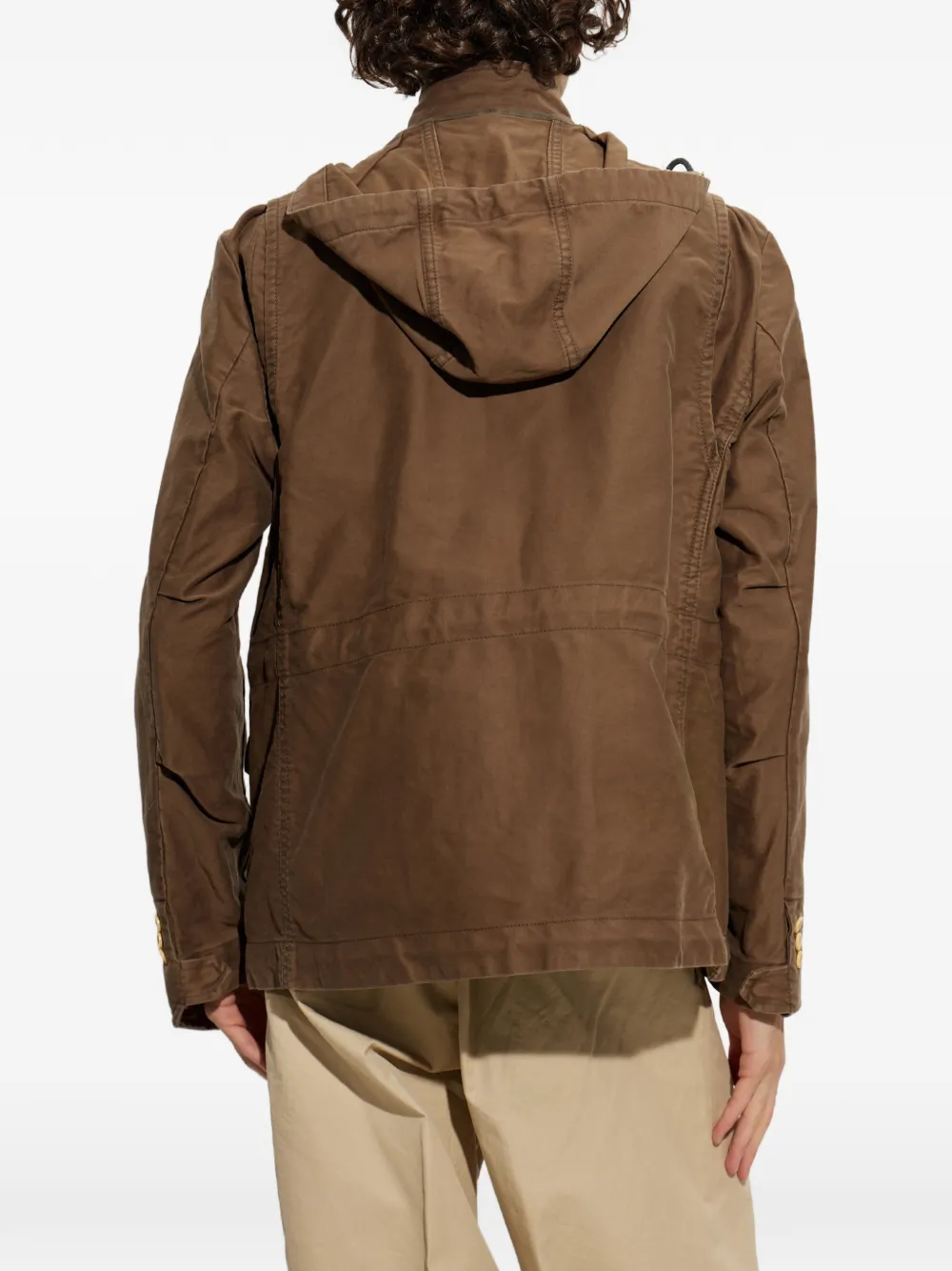 sacai Gewatteerd jack Bruin