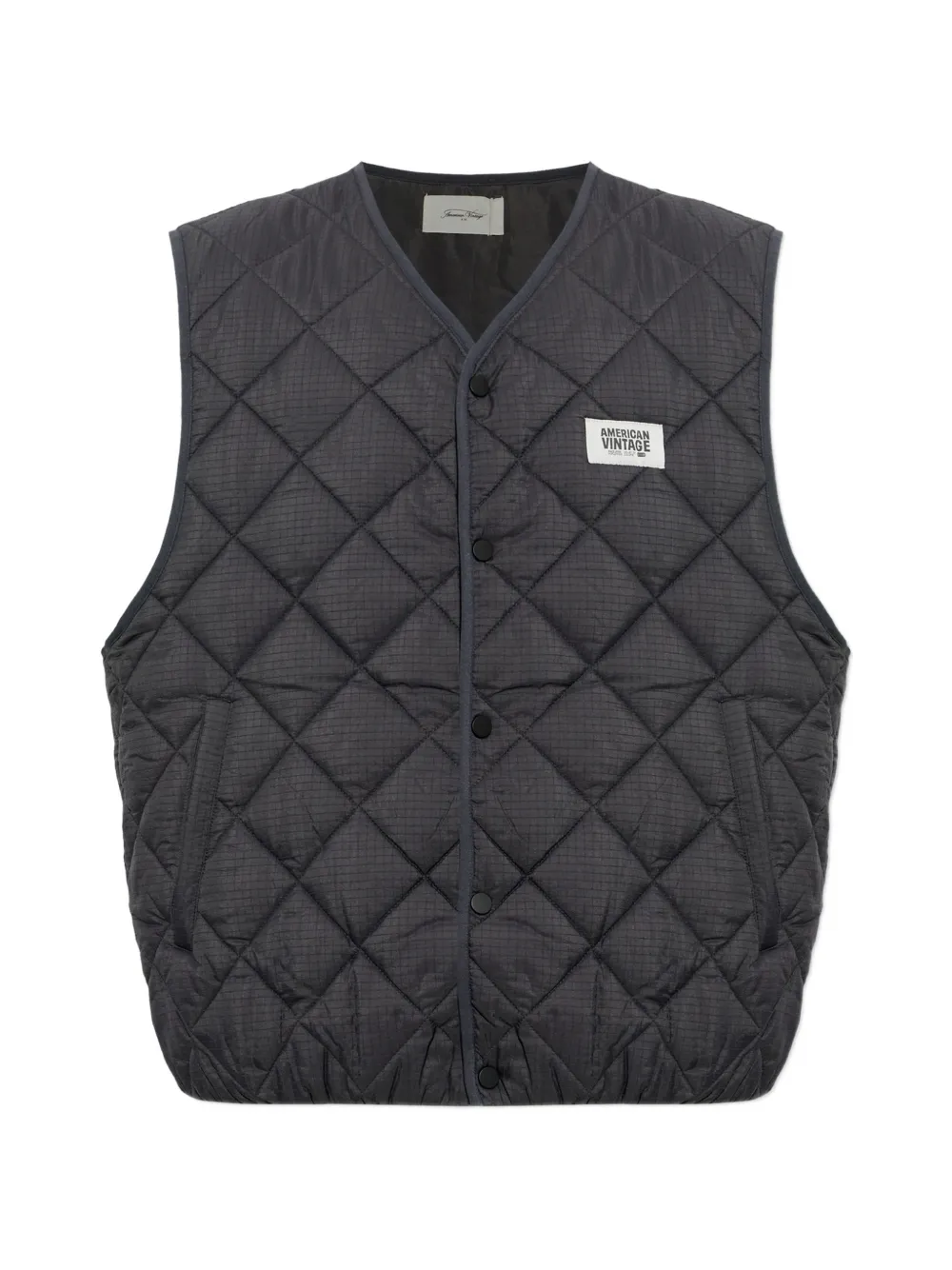 American Vintage quilted sleeveless jacket