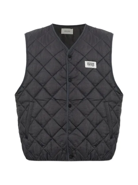 American Vintage quilted sleeveless jacket