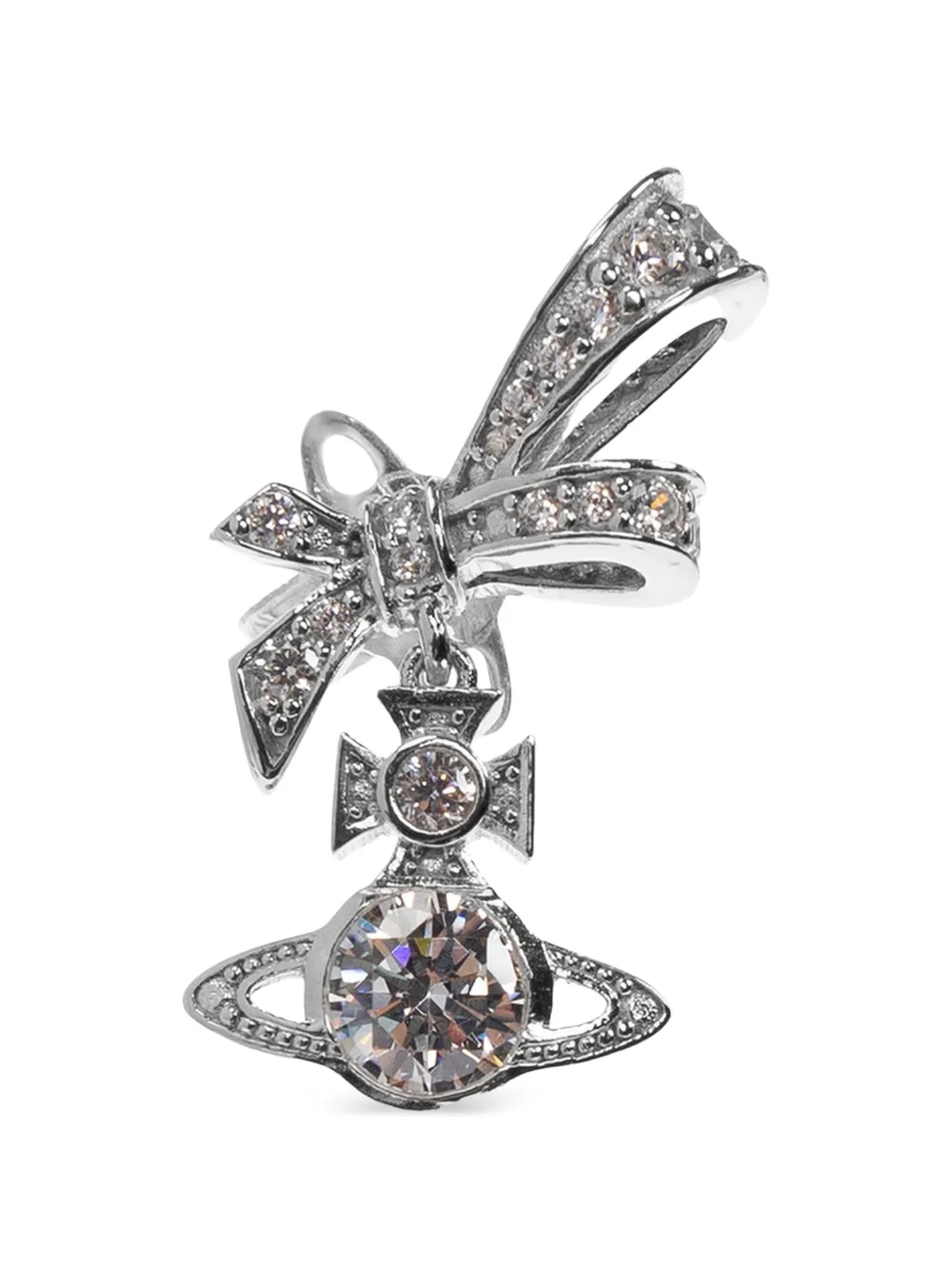 Vivienne Westwood Angelique Orb Ohrringe - Silber