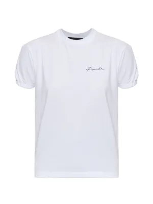 Saint Laurent logo-print T-shirt | White | FARFETCH