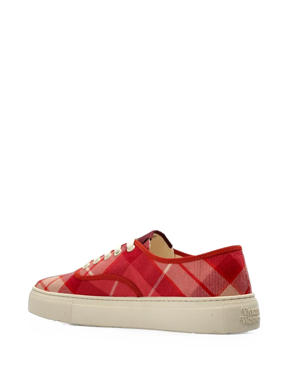 Vivienne Westwood Trucker tartan sneakers Roze