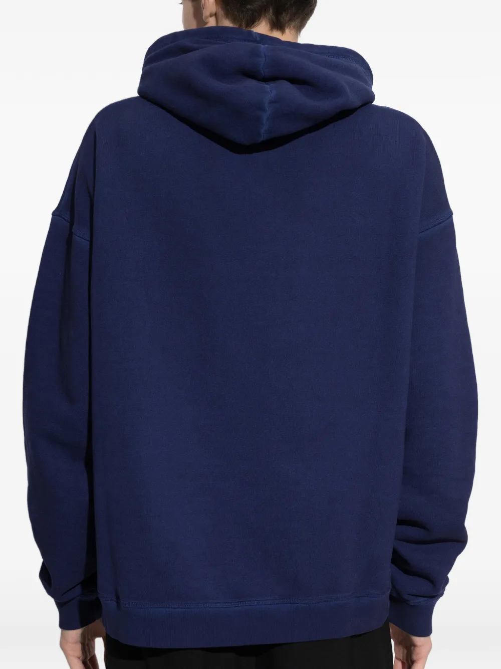 DSQUARED2 slogan-print hoodie Blauw