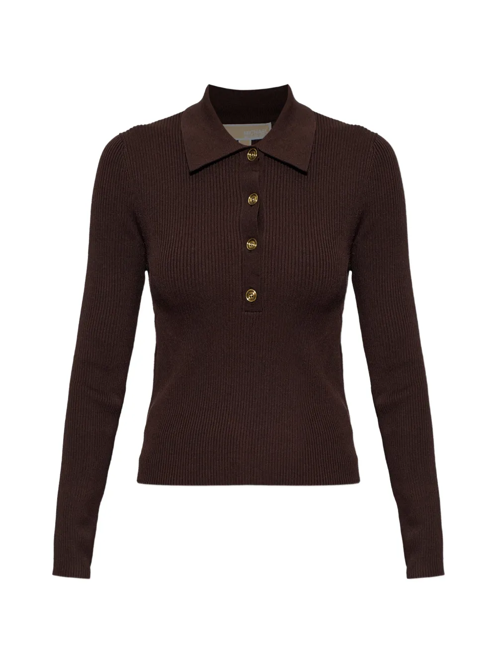 Michael Michael Kors ribbed-knit polo shirt