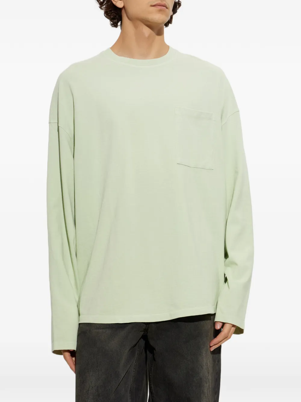 American Vintage Afoma T-shirt met lange mouwen Groen