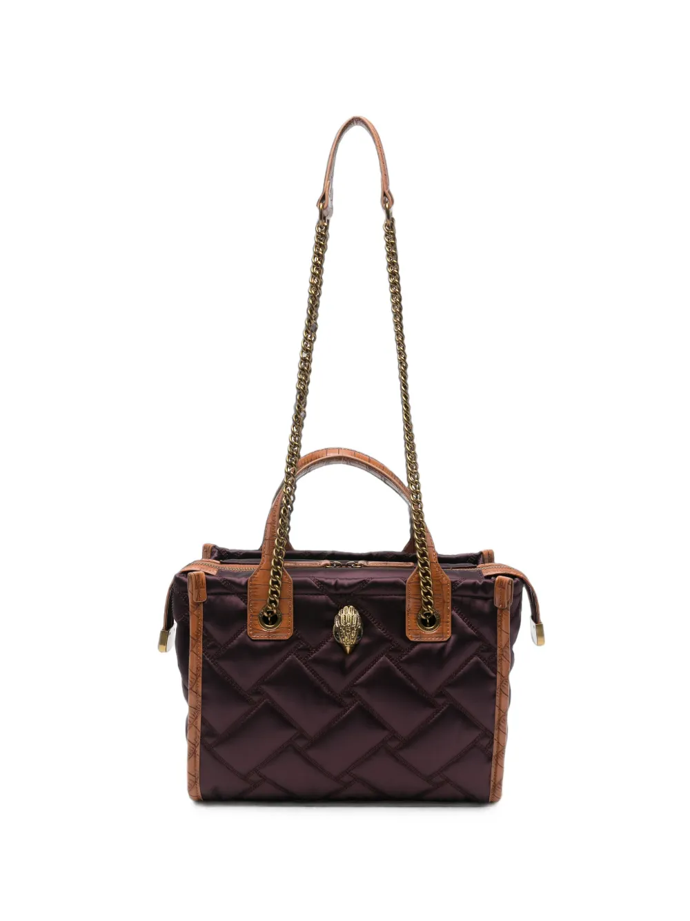 Kurt Geiger London Hoxton quilted eagle-plaque tote bag